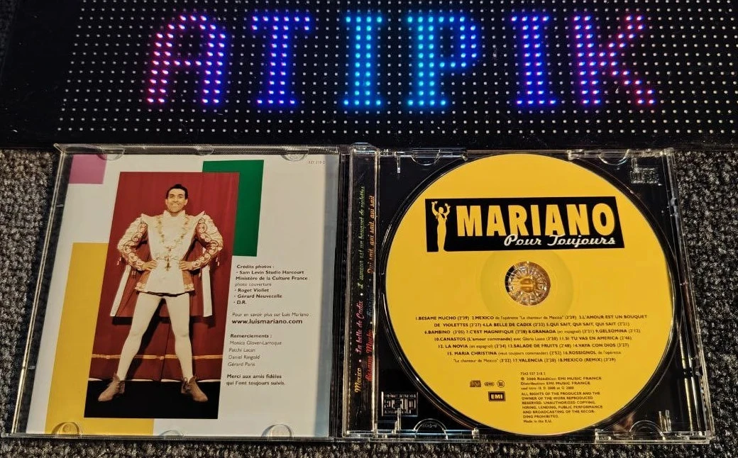 🌟 Mariano - "Pour Toujours": de zeldzame schat voor liefhebbers van Franse variété! – photo 3